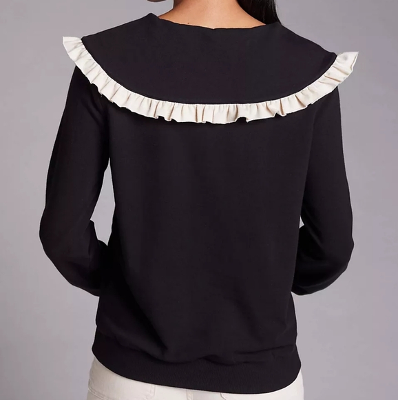 Anthropologie Current Air Collared Sweatshirt - Picture 6 of 7